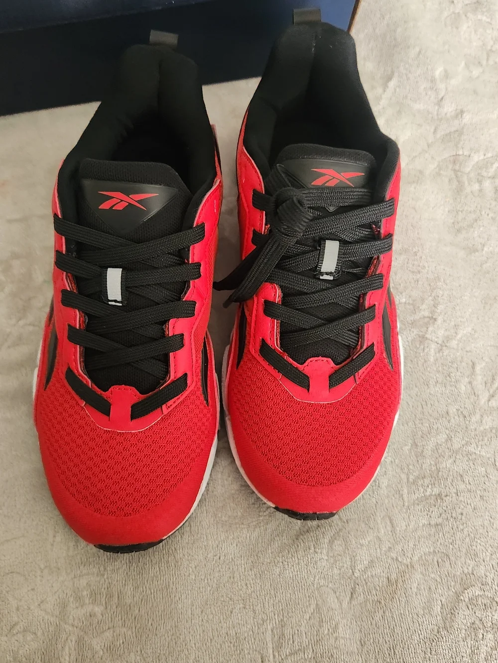 Reebok Kids' Red and Black Athletic Sneakers